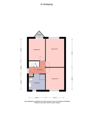 Floorplan - Graafschap 32, 8302 KM Emmeloord